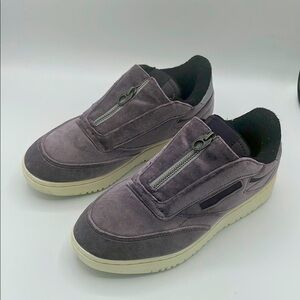 Reebok Club C Double Zip Court Shoes Velvet Purple Womens